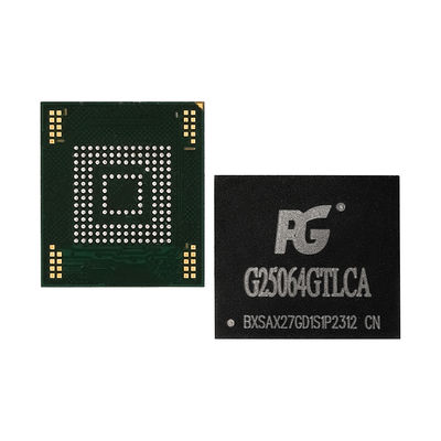 eMMC5.1 Flash Memory Card with 330MB/s Read Speed and 240MB/s Write Speed in Compact 11.5x13x0.8mm BGA153 Package