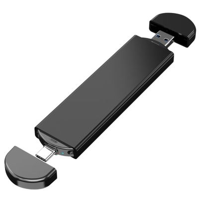 Тип C USB3.0 SSD Внешний жесткий диск M.2 Nvme Sata Дизайн двойного интерфейса для ноутбука
