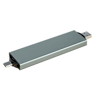 Тип C USB3.0 SSD Внешний жесткий диск M.2 Nvme Sata Дизайн двойного интерфейса для ноутбука